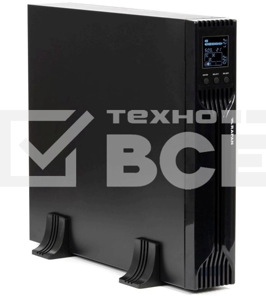 Источник бесперебойного питания Бастион Rapan 1000-RACK-IN-2X9 700Вт 1000ВА черный