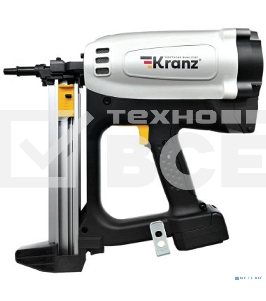 Пистолет гвоздезабивной газовый монтажный Kranz GN95, 95Дж, длина гвоздей 15-40мм, диаметр 2,7-3мм
