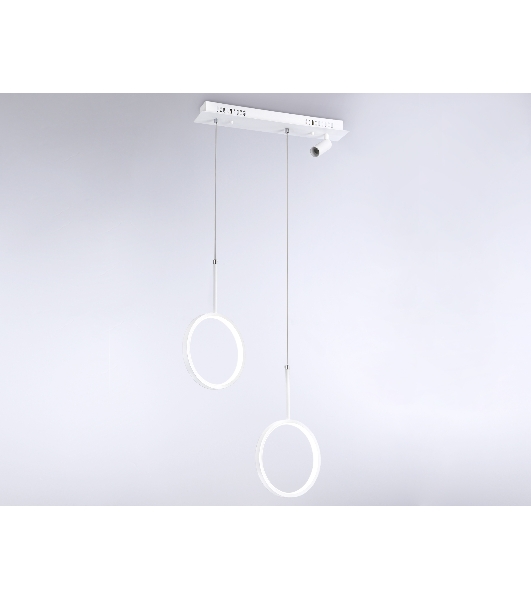 Светильник Ambrella light FL5272/2+1 WH белый 38W 3000K/4200K/6400K+4200K 500*90*1200 (ПДУ ИК)