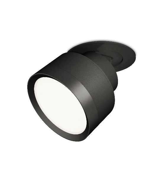 Светильник Ambrella Light XM8102500 SBK/PBK черный песок/черный полированный GX53 (A2242, A2106, C8102, N8113)