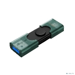 Флешка USB Kingston DataTraveler Duo (DTDEG2/128Gb), 128Gb, USB 3.2/Type-C, R/W 100/60, зеленая, фото9