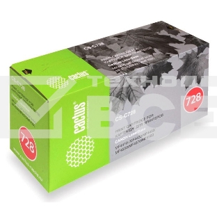 Картридж лазерный Cactus CS-C728S черный (2100 стр.) для Canon i-Sensys MF4410/4430/4450/4550D