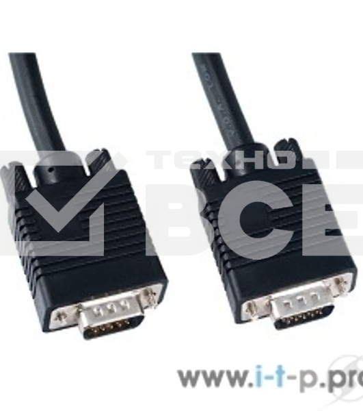 Кабель PERFEO Кабель VGA/SVGA вилка - VGA/SVGA вилка, с ф/фильтрами, 1,8 м. (V7001)