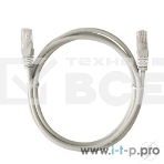 Шнур коммутационный Rexant патч-корд, U/UTP RJ45-RJ45 CAT 5e, PVC, серый, 1,5м, фото 1