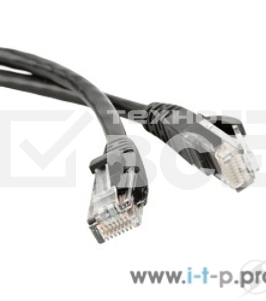 Патч-корд Hyperline PC-LPM-UTP-RJ45-RJ45-C5e-0.15M-LSZH-BK  U/­UTP, Cat.5е, LSZH, 0.15 м, черный