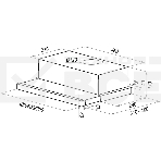 Вытяжка Maunfeld VS LIGHT (GLASS) 60 БЕЛЫЙ/БЕЛОЕ стекло, фото5