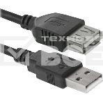 Кабель Defender USB 2.0USB02-06 ,AM-AF 1.8м, PolyBag,, фото5