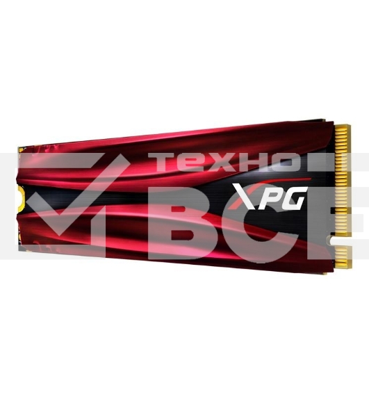 Накопитель SSD ADATA XPG GAMMIX S11 Pro, 256Gb, PCIe 3.0 x4, M.2 2280, NVMe, R/W 3500/1200, с радиатором