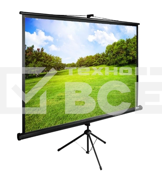 Экран Cactus 150x200см TriExpert CS-PSTE-200х150-BK 4:3 напольный рулонный