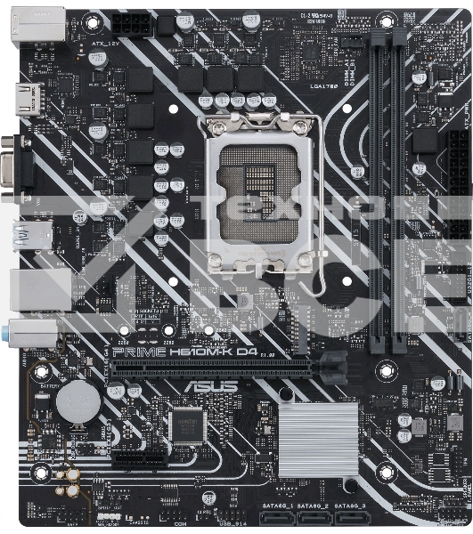 Материнская плата ASUS PRIME B660-PLUS D4, Socket LGA 1700, Intel B660, 4xDDR4, 4xSATA, 3xM.2, 1xPCIe 4.0 x16, 1xPCIe 3.0 x4, 1xHDMI, 1xDP, 1xVGA, 1x 1Gb LAN, 1xUSB-C 3.2 Gen 2x2, 2xUSB-A 3.2 Gen 2, 1xUSB-A 3.2 Gen 1, 2xUSB-A 2.0, 7.1, ATX