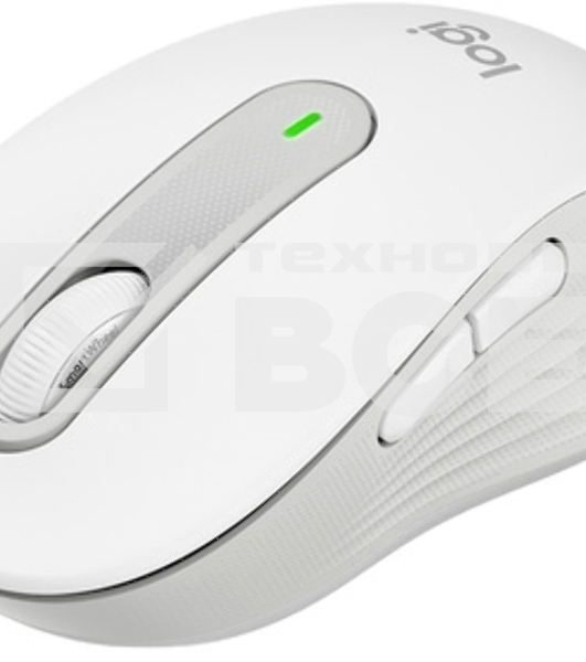 Мышь беспроводная Logitech Signature M650 белый, 4000 dpi, радиоканал, Bluetooth, USB, кнопки - 5