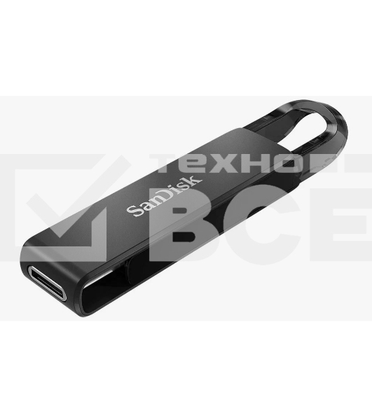 Флеш диск 64GB SanDisk CZ460 Ultra Type-C, USB Type-C, черный