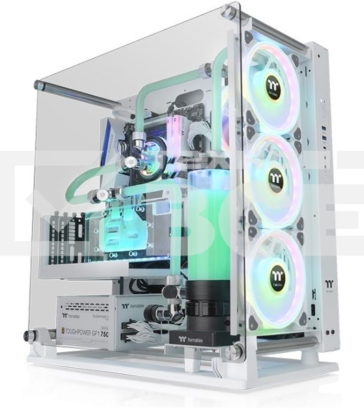 Компьютерный корпус Thermaltake Core P3 TG PRO белый без БП ATX 3x120mm 3x140mm 2xUSB2.0 2xUSB3.0 audio bott PSU
