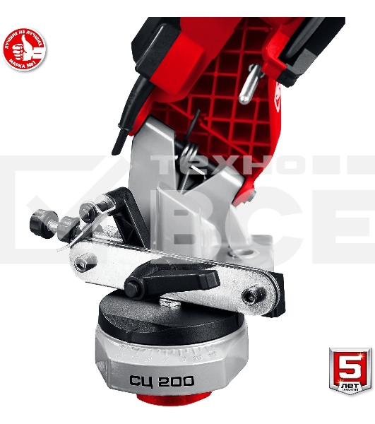 Станок заточной ЗУБР СЦ-200 для пильных цепей, d104 мм, 90 Вт