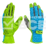 Перчатки садовые на липучке, силиконовое нанесение, размер 8, Luxe Palisad, фото8