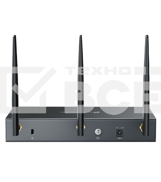 VPN-маршрутизатор TP-Link ER706W Omada с гигабитными портами и поддержкой Wi-Fi AX3000, 1 гиг. SFP WAN/LAN, 1 гиг. RJ45 WAN, 4 гиг. RJ45 WAN/LAN, USB 3.0, до 574 М/с на 2,4 ГГц + до 2402 М/с