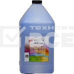 Тонер Static Control OKIUNIV3-1KG-C голубой флакон 1000гр. для принтера Oki C3300N/5500, фото 1