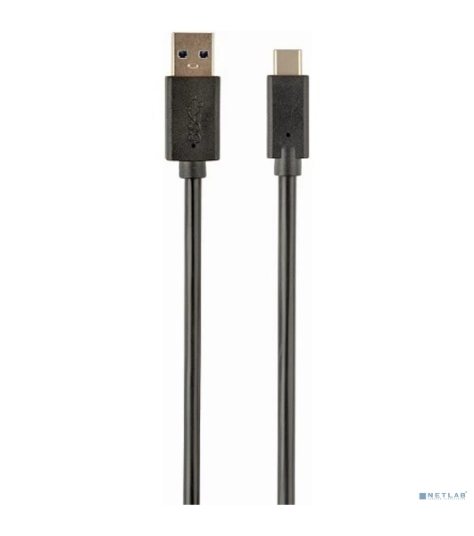 Кабель Filum USB 3.0, 1.8 м., черный, 3A, разъемы: USB A male- USB Type С male, пакет. (FL-C-U3-AM-CM-1.8M)