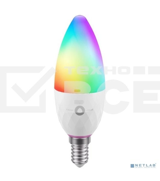 Умная лампа Yandex YNDX-00017 E14 4.8Вт 430lm Wi-Fi (упак.:1шт)
