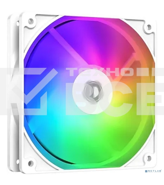 Вентилятор ID-Cooling XF-120-ARGB-W белый 120мм 1500rpm 30.5db 4-pin