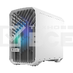 Компьютерный корпус без блока питания Fractal Design Torrent Nano RGb TG Clear Tint, Mini-Tower, 1x180мм RGb, 2xUSB-A 3.2 + 1xUSB 3.2 Type-C mITX, mDTX белый, фото10
