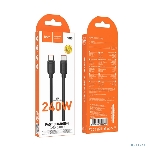 Кабель USB2.0 Hoco Type-C/Type-C, 5A, 240Вт, X115, 1м, черный, коробка, фото4