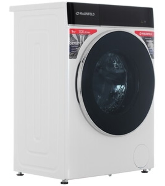 Стиральная машина Maunfeld MFWD1295WH05 белый, загрузка фронтальная 9 кг, 1200 об/мин., класс: В