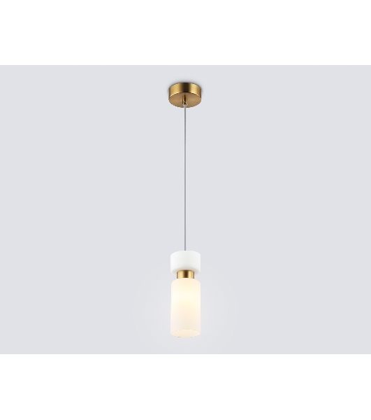 Светильник Ambrella light LH56122 BS/FR латунь/белый матовый E14 max 40W D65*1500