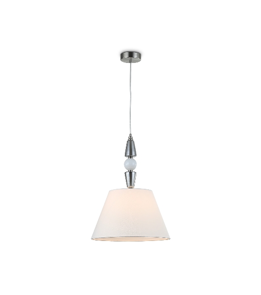 Светильник Ambrella light LH75250 SN/FR сатин никель/белый матовый E27 max 60W D360*500