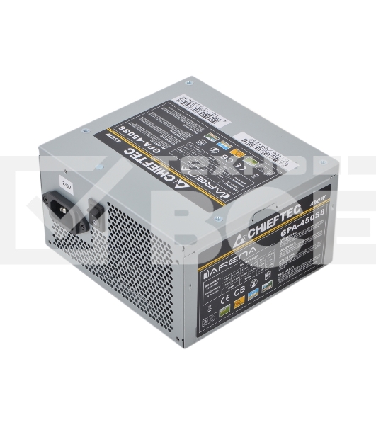 Блок питания Chieftec GPA-450S8, 450Вт, 120мм, серый