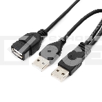 Кабель удлинитель USB 2.0 2xAM/AF 1.8м Gembird PRO, позол.конт., черный, пакет CCP-USB22-AMAF-6, фото3