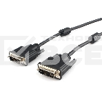 Кабель DVI-D single link Cablexpert CC-DVIL-BK-6, 19M/19M, 1.8м, CCS, черный, экран, феррит.кольца, пакет, фото3