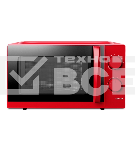 Микроволновая печь Centek CT-1571 красный, 700W, 20 л.