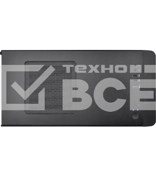 Компьютерный корпус Thermaltake V150 TG CA-1R1-00S1WN-00 Black/Win/SPCC/Tempered Glass*2/ 120mm Standard Fan*1