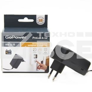 З/У для свинцово-кислотных аккумуляторов 6 и 12V GoPower ProLab 6-12 1.0A (1/100)