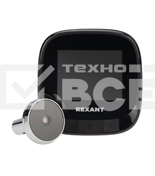Видеоглазок дверной REXANT (DV-111) с цветным LCD-дисплеем 2.4' и функцией записи фото