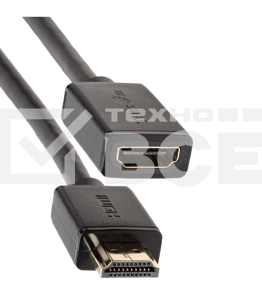 Кабель удлинительный HDMI-19M---HDMI-19F ver 2.0, 3m, TELECOM TCG235MF-3M