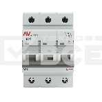 Автоматический выключатель Averes AV-6 3P 25A (C) 6kA, фото2