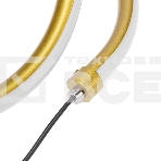 Светильник декоративный Spiral Uno, LED, 2Вт, 3000К, 5В, золотой Rexant, фото 1