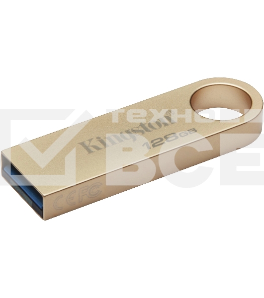 Флеш диск Kingston 128GB DataTraveler SE9 DTSE9G3/128GB USB3.0 золотистый