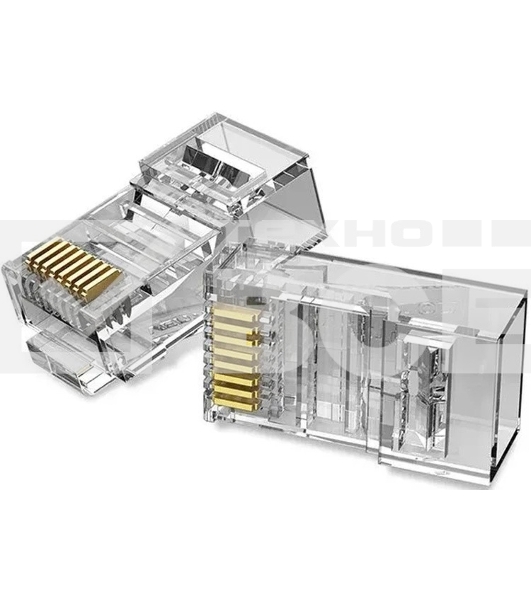 Коннектор Vention RJ45 (8p8c), cat. 5e, под витую пару (100шт.)