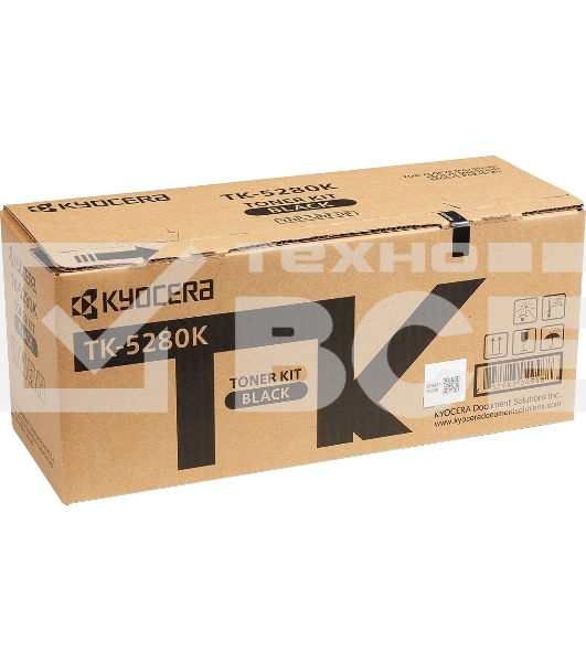 Картридж лазерный Kyocera TK-5280K (1T02TW0NL0) черный для M6235cidn/M6635cidn/P6235cdn 13000 стр