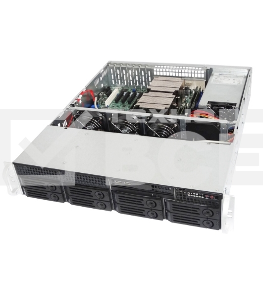 Серверный блок питания ABLECOM AC-P580 (02-RPSU0800), 800Вт, 80 PLUS Platinum, 80мм, модульный, серый