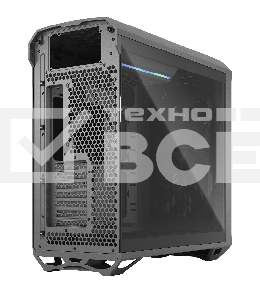 Компьютерный корпус Fractal Design Torrent Gray TG Light Tint / E-ATX, TG, 2x3.5, 4x2.5, 7xPCI, 1xUSB-C, 2xUSB3.0 / 2x180mm, 3x140mm fans inc. / FD-C-TOR1A-02