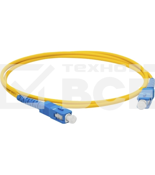 Патч-корд LANMASTER LAN-2SC-2SC/SU-3.0 2x9/125 OS1/OS2 SC-SC 3м LSZH оранжевый