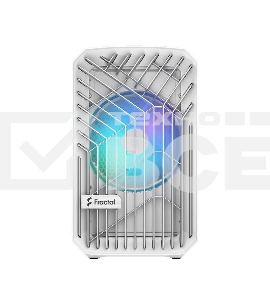 Компьютерный корпус без блока питания Fractal Design Torrent Nano RGb TG Clear Tint, Mini-Tower, 1x180мм RGb, 2xUSB-A 3.2 + 1xUSB 3.2 Type-C mITX, mDTX белый