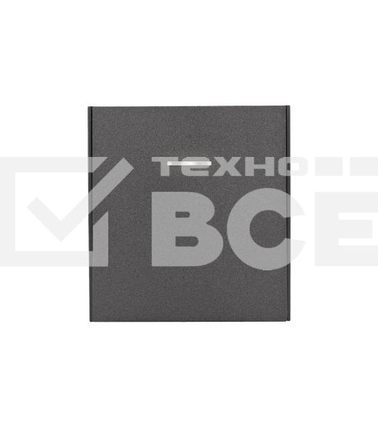 Выключатель Kranz STRONG 1 кл перекрестный (переключатель) с подсветкой 10А с/у графит