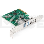 Контроллер ExeGate EXE-313V2-2A3C 10Gbps (PCI-E x4 v3.0, USB3.2 Gen2 2xType-A + 3xType-C ext., SuperSpeed+ скорость до 10 Гбит/с, Chipset ASM3142+VL820), фото6