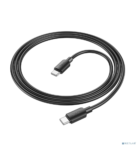 Кабель USB2.0 Hoco Type-C/Type-C, 3A, 60Вт, X96, 1м, черный, коробка