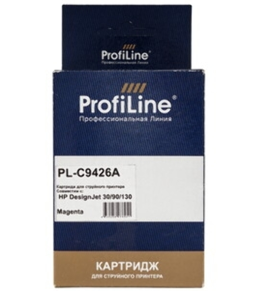 Картридж струйный ProfiLine PL-C9426A (№85) для принтеров HP DesignJet 30/90/130 с чернилами Magenta